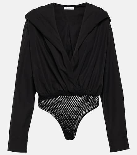 AlaÃ¯a Hooded cotton bodysuit - Alaia - Modalova