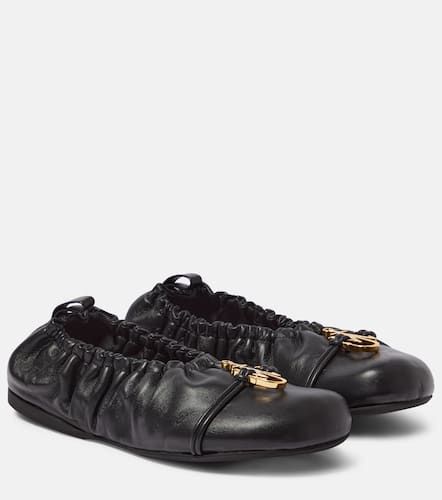 Anchor leather ballet flats - JW Anderson - Modalova