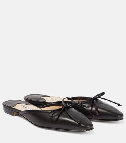 Ballerimu leather slippers - Manolo Blahnik - Modalova