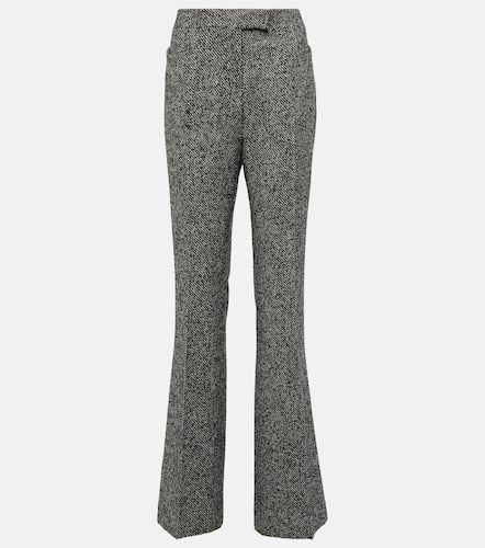 High-rise tweed wool flared pants - Tom Ford - Modalova