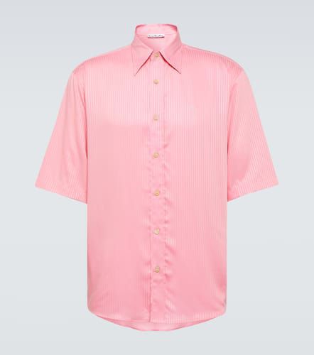 Camicia in raso a righe - Acne Studios - Modalova