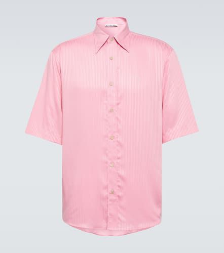 Acne Studios Striped satin shirt - Acne Studios - Modalova