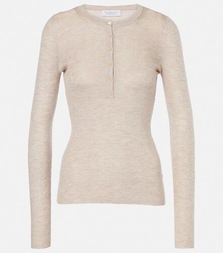 Camicia Henley Julian in cashmere e seta - Gabriela Hearst - Modalova