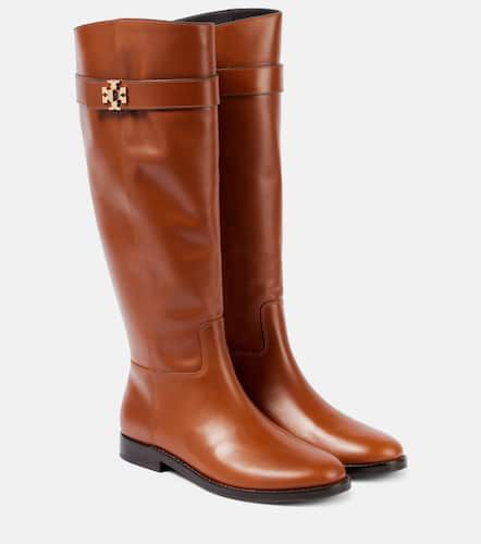 T Lock leather knee-high boots - Tory Burch - Modalova