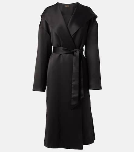 Dalmar silk satin wrap coat - Loro Piana - Modalova