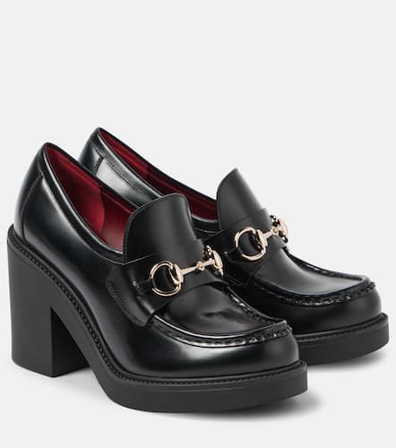 Gucci Horsebit leather loafer pumps - Gucci - Modalova