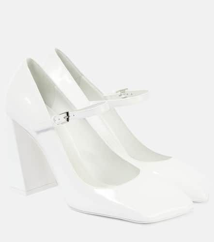 Charlotte 95 patent leather Mary Jane pumps - Amina Muaddi - Modalova