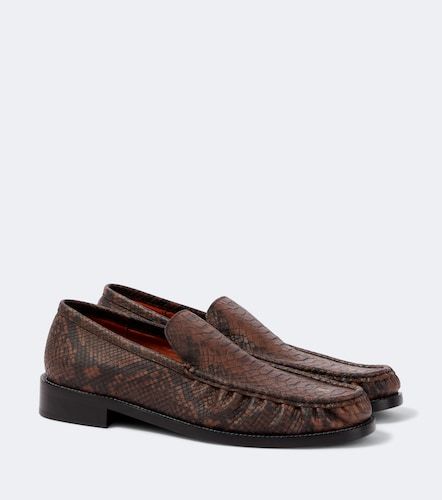 Mocasines de piel con estampado - Acne Studios - Modalova