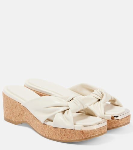 Avenue 50 leather wedge mules - Jimmy Choo - Modalova