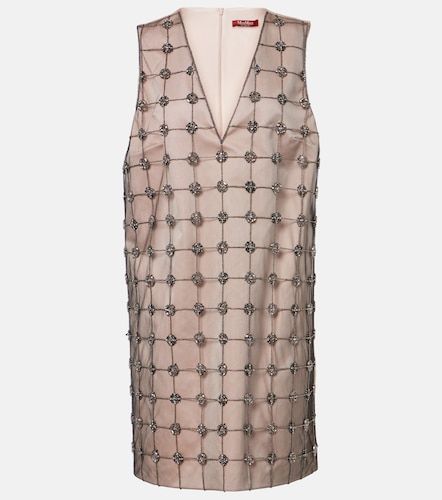 Abito corto Acino in tulle e raso - Max Mara - Modalova