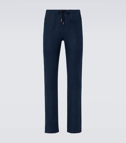 Kiton Linen straight pants - Kiton - Modalova