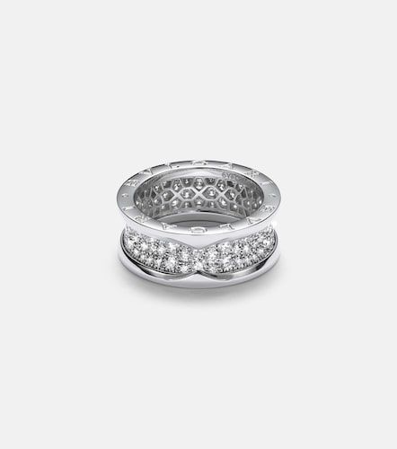 B.zero1 18kt white gold ring with diamonds - Bvlgari - Modalova