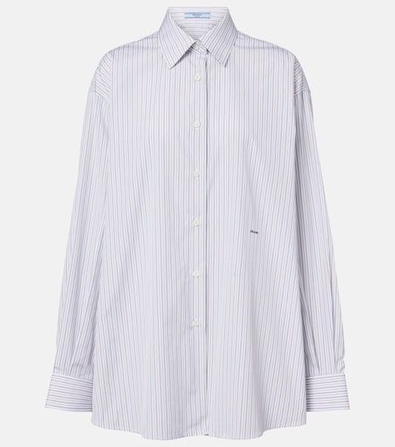 Camisa oversized de popelín de algodón - Prada - Modalova