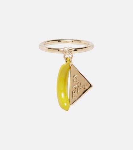 Prada Anello con logo - Prada - Modalova