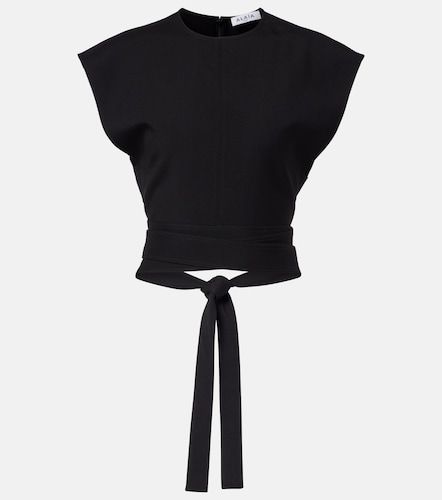 Alaia Belted wool top - Alaia - Modalova