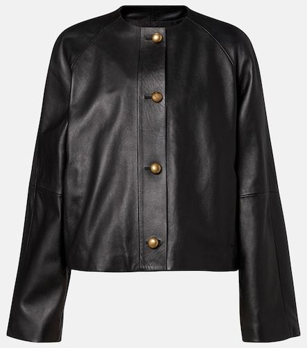 Max Mara Giacca Bouquet in pelle - Max Mara - Modalova