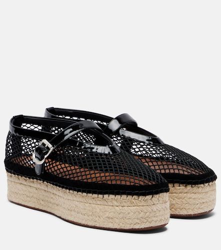 Alaïa Espadrilles aus Mesh und Leder - Alaia - Modalova