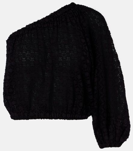 Twist one-shoulder silk and cotton jacquard top - Eres - Modalova