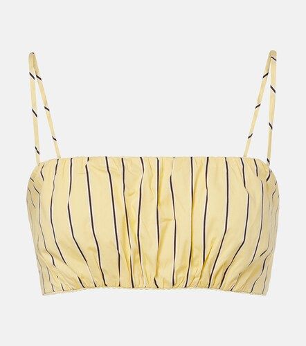 Crop top Fiore de algodón a rayas - Staud - Modalova