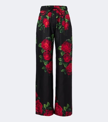 Dolce&Gabbana Weite Hose aus Seide - Dolce&Gabbana - Modalova