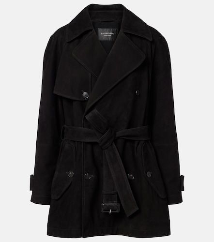 Balenciaga Trench in suede - Balenciaga - Modalova