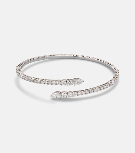 Classics Twist 18kt white gold bangle with diamonds - Bucherer Fine Jewellery - Modalova