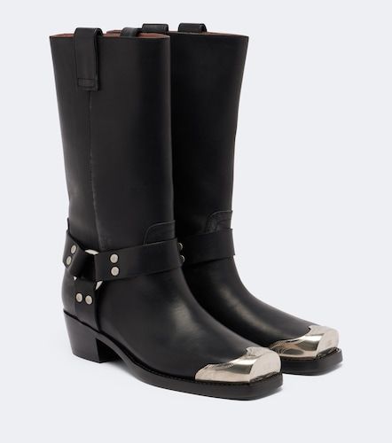 Botas biker Roxy de piel adornadas - Paris Texas - Modalova
