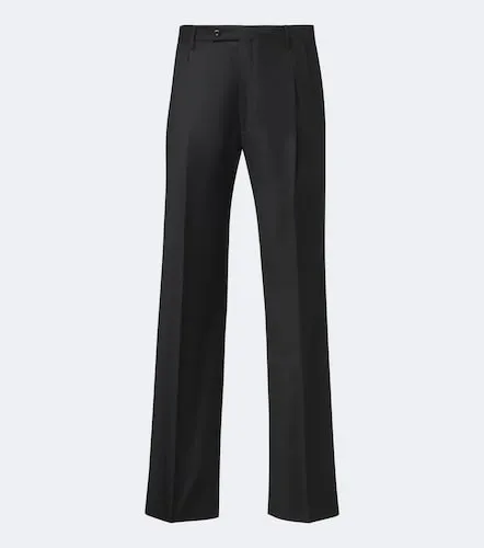 Virgin wool wide-leg pants - Rubinacci - Modalova