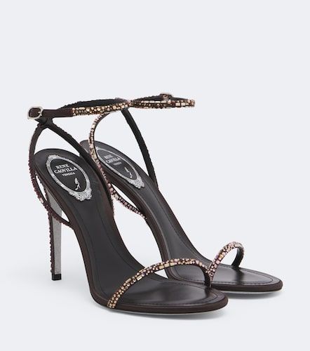Sandalias Ellabrita de satén con Swarovski® - Rene Caovilla - Modalova