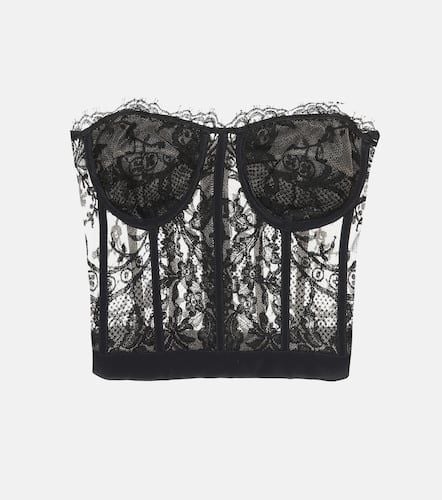 Alexander McQueen Lace bustier - Alexander McQueen - Modalova