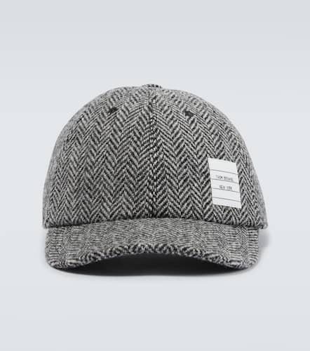 Herringbone wool baseball cap - Thom Browne - Modalova