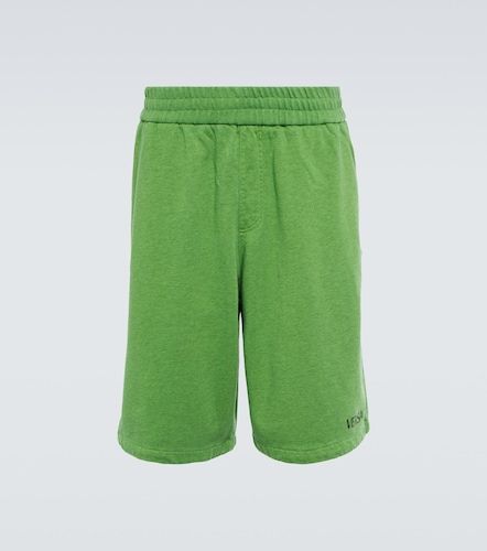 Versace Shorts in jersey di cotone - Versace - Modalova