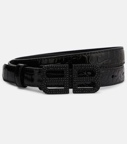 Cintura BB in pelle stampata - Balenciaga - Modalova