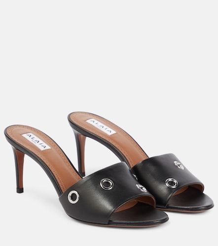 Oeillets embellished leather sandals - Alaia - Modalova