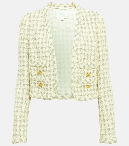 Checked tweed cropped jacket - Giambattista Valli - Modalova