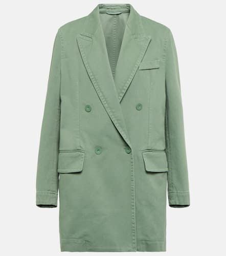 Double-breasted cotton blazer - Max Mara - Modalova