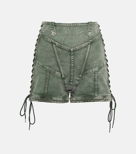 X KNWLS high-rise denim corset shorts - Jean Paul Gaultier - Modalova