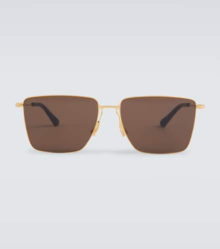 Ultrathin rectangular sunglasses - Bottega Veneta - Modalova