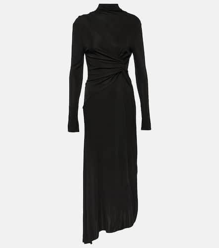 Gathered draped midi dress - Victoria Beckham - Modalova