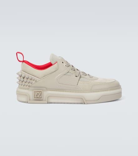 Astroloubi leather and suede sneakers - Christian Louboutin - Modalova