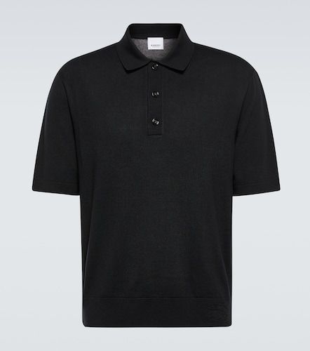 Burberry Polo in lana e seta - Burberry - Modalova