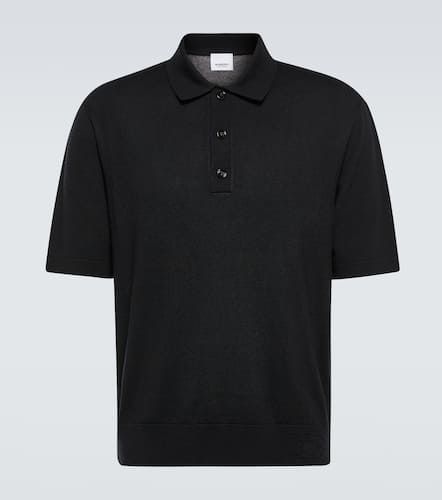 Burberry Wool and silk polo top - Burberry - Modalova