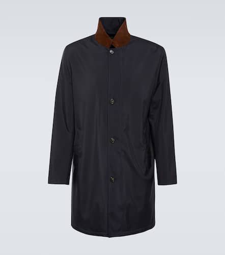 Sebring leather-trimmed raincoat - Loro Piana - Modalova