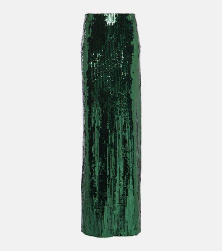 Beating Heart sequined maxi skirt - Galvan - Modalova