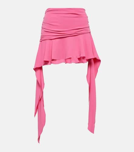 Blumarine Ruffled jersey miniskirt - Blumarine - Modalova