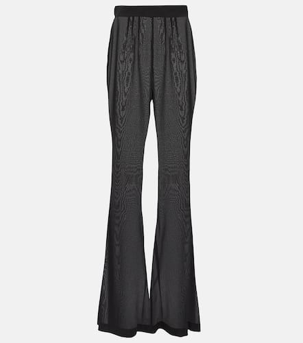 Silk-blend chiffon flared pants - Dolce&Gabbana - Modalova