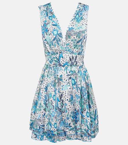 Bessie floral pleated minidress - Poupette St Barth - Modalova