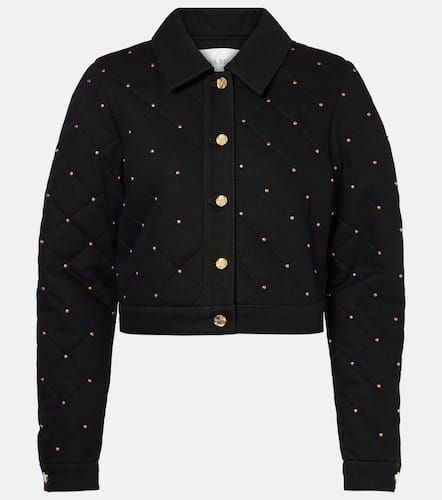 Embellished cropped denim jacket - Nina Ricci - Modalova