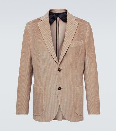 Blazer in velluto a coste di cotone - Incotex - Modalova