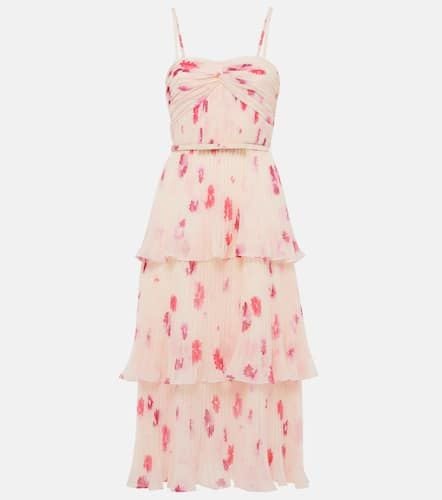 Floral chiffon midi dress - Self-Portrait - Modalova